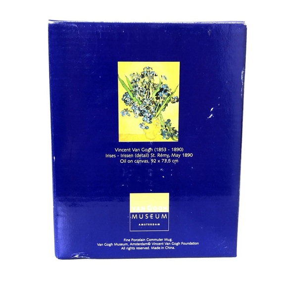 Museum of Modern Art, Vincent Van Gogh Irises Coffee/Tea Commuter Mug NIB - Picture 4 of 8